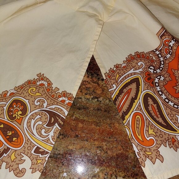 Urban Outfitters King Paisley Boho Cotton Bed Skirt 15"drop-split - Picture 3 of 10